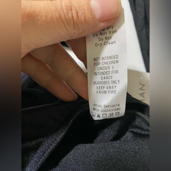 Revolution 10th House Dance Costume 2 piece black sequin BIONIC TH23116 SA - Picture 7 of 16